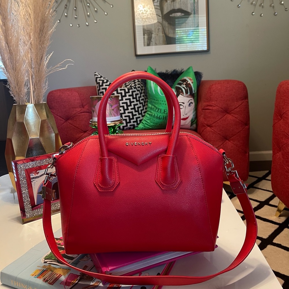 Red Givenchy Antigona Bag